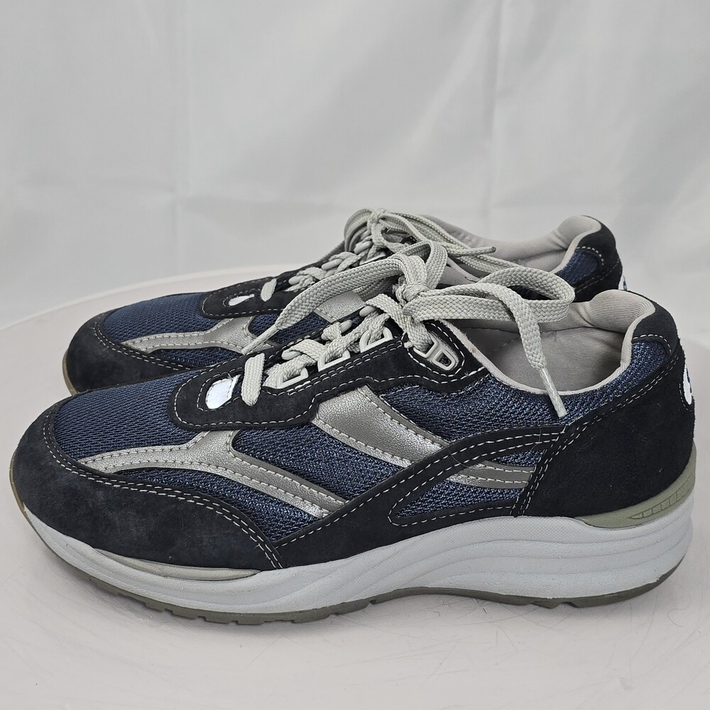 No Insoles SAS Journey Mesh Tripad Blue/Grey Men 8 W/Wide Comfort Sneakers Shoes